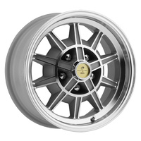 15 x 7 GT7 Alloy Wheel, 5 on 4.5 BP, 4.25 BS, Machined / Clear Coat