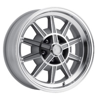 17 x 7 GT7 Alloy Wheel, 5 on 4.5 BP, 4.25 BS, Machined / Clear Coat