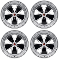 17 x 7 Styled Alloy Wheel Gloss Black SET 4 with Caps & Nuts