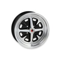 15 x 6 Magnum 400, 4 on 4.25 BP, 3.75" BS, Machined - Gloss Black