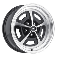 17x8 Magnum 500 Alloy Wheel, 5 on 4.5 BP, 4.75 BS, Machined - Gloss Black