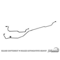 1964 - 1966 Mustang Rear End Housing Brake Lines (8 Cylinder, Dual Exhaust)