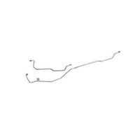 1964 - 1966 Mustang Rear End Housing Brake Lines (8 Cylinder, 9") Steel