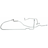 1971 - 1973 V8 Steel Tank to Pump Fuel Line 3/8" 2 Piece (Steel)