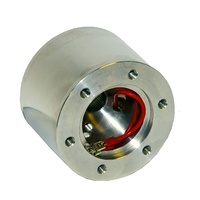 Corso Feroce 1965 - 1967 Mustang 6 Hole Steering Wheel Column Adapter w/Double Connector, Billet