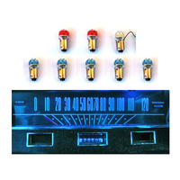 1964-65 Mustang Instrument Panel LED Light Bulb Set (Long Speedometer)