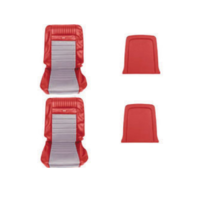Pony Bucket Sport Seats (Red/White)