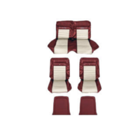 Convertible Pony Sport Seat (Dark Red/White)