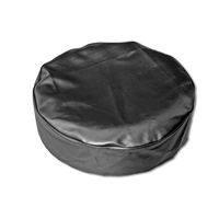 1964 - 1973 Mustang Vinyl Tire Cover (Black, 15")