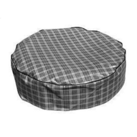 1964 - 1973 Mustang Spare Tire Cover (Plaid 15”, Heavy Duty)