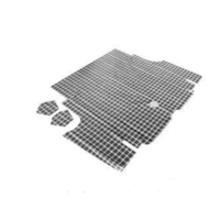 1971 - 1973 Mustang Coupe Convertible Trunk Mat (Plaid)