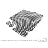 1967 - 1968 Mustang Fastback Trunk Mat (Plaid)