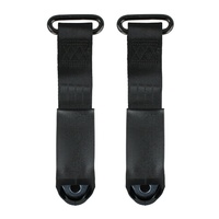 Seat Belt Drop Link Black 250mm - Pair 