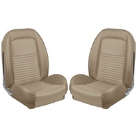 1967 Mustang Shelby Touring II Deluxe Assembled Reclining Bucket Seats - Parchment