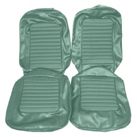 1967 Mustang Shelby Touring II Deluxe Assembled Reclining Bucket Seats - Turquoise