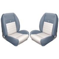 1965 Mustang Touring II Standard Assembled Reclining Bucket Seats - Blue