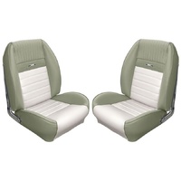 1965 Mustang Touring II Standard Assembled Reclining Bucket Seats - Ivy Gold