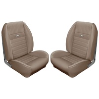 1965 Mustang Touring II Standard Assembled Reclining Bucket Seats - Palomino
