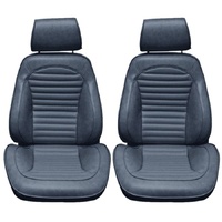 1966 Mustang Touring II Standard Assembled Reclining Bucket Seats - Blue