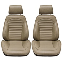 1966 Mustang Touring II Standard Assembled Reclining Bucket Seats - Parchment