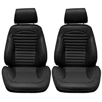 1966 Mustang Touring II Standard Assembled Reclining Bucket Seats - White