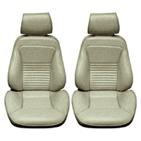 1967 Mustang Touring II Standard Assembled Reclining Bucket Seats - Parchment