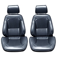 Mustang Touring II Standard Assembled Reclining Bucket Seats - Dark Blue