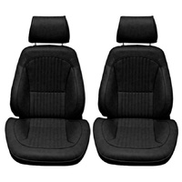 1968 Mustang Shelby Touring II Deluxe Assembled Reclining Bucket Seats - White
