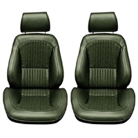 1969 Mustang Touring II Standard Assembled Reclining Bucket Seats - Dark Ivy Gold