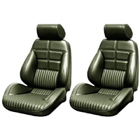 1969 Mustang Touring II Delxue/Grande Assembled Reclining Bucket Seats - Dark Ivy Gold