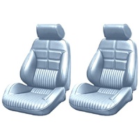 1969 Mustang Touring II Delxue/Grande Assembled Reclining Bucket Seats - Blue