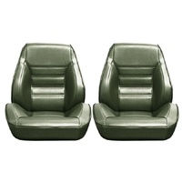 1970 Mustang Touring II Standard Assembled Reclining Bucket Seats - Ivy Gold