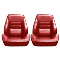 1970 Mustang Touring II Standard Assembled Reclining Bucket Seats - Vermilion