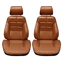 1970 Mustang Touring II Delxue/Grande Assembled Reclining Bucket Seats - Ginger