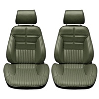 1970 Mustang Touring II Delxue/Grande Assembled Reclining Bucket Seats - Ivy Gold