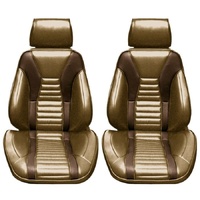 1971-73 Mustang Mach 1 Touring II Assembled Reclining Bucket Seats - Green/Medium Green