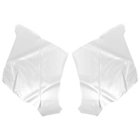 1965-66 Mustang Coupe Pony Standard Rear Quarter Trim - White