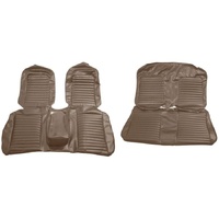 1965 Mustang Convertible Standard Front & Rear Upholstery Set w/ Bench Seats - Palomino