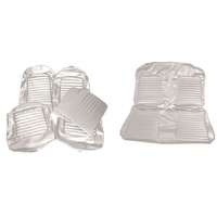 1965 Mustang 2+2 Standard Front & Rear Upholstery Set w/ Bucket Seats - White