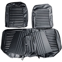 1965 Mustang 2+2 Standard Rear Bench Seat Upholstery Set - Black
