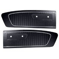 1965 Mustang Standard Front Door Panels - Black