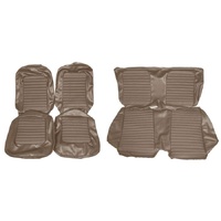 1966 Mustang Convertible Standard Rear Bench Seat Upholstery Set - Parchment