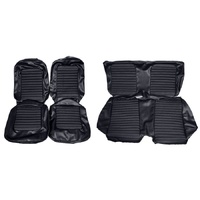 1966 Mustang 2+2 Standard Front & Rear Upholstery Set w/ Bucket Seats - White