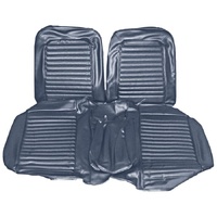 1966 Mustang Standard Front Bench Seat Upholstery Set - Blue
