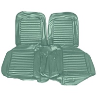 1966 Mustang Standard Front Bench Seat Upholstery Set - Turquoise