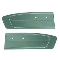 1966 Mustang Standard Front Door Panels - Turquoise