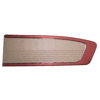 1966 Mustang Standard 2 Tone Door Panels - Parchment/Emberglow