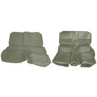 1967 Mustang Coupe Standard Front & Rear Upholstery Set w/ Bench Seats - Gold