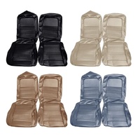 1967 Mustang Convertible Deluxe Shelby Front & Rear Upholstery Set w/ Bucket Seats
