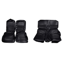 1967 Mustang Convertible Deluxe Shelby Front & Rear Upholstery Set w/ Bucket Seats - Turquoise